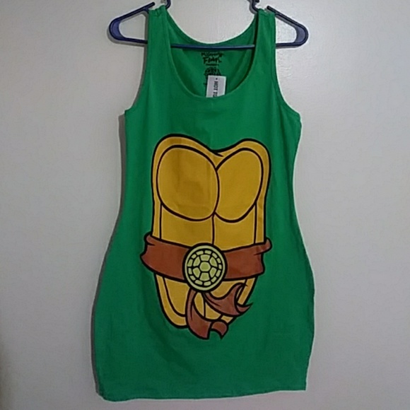 Mighty Fine Dresses & Skirts - Mighty Fine Ninja turtle bodycon dress